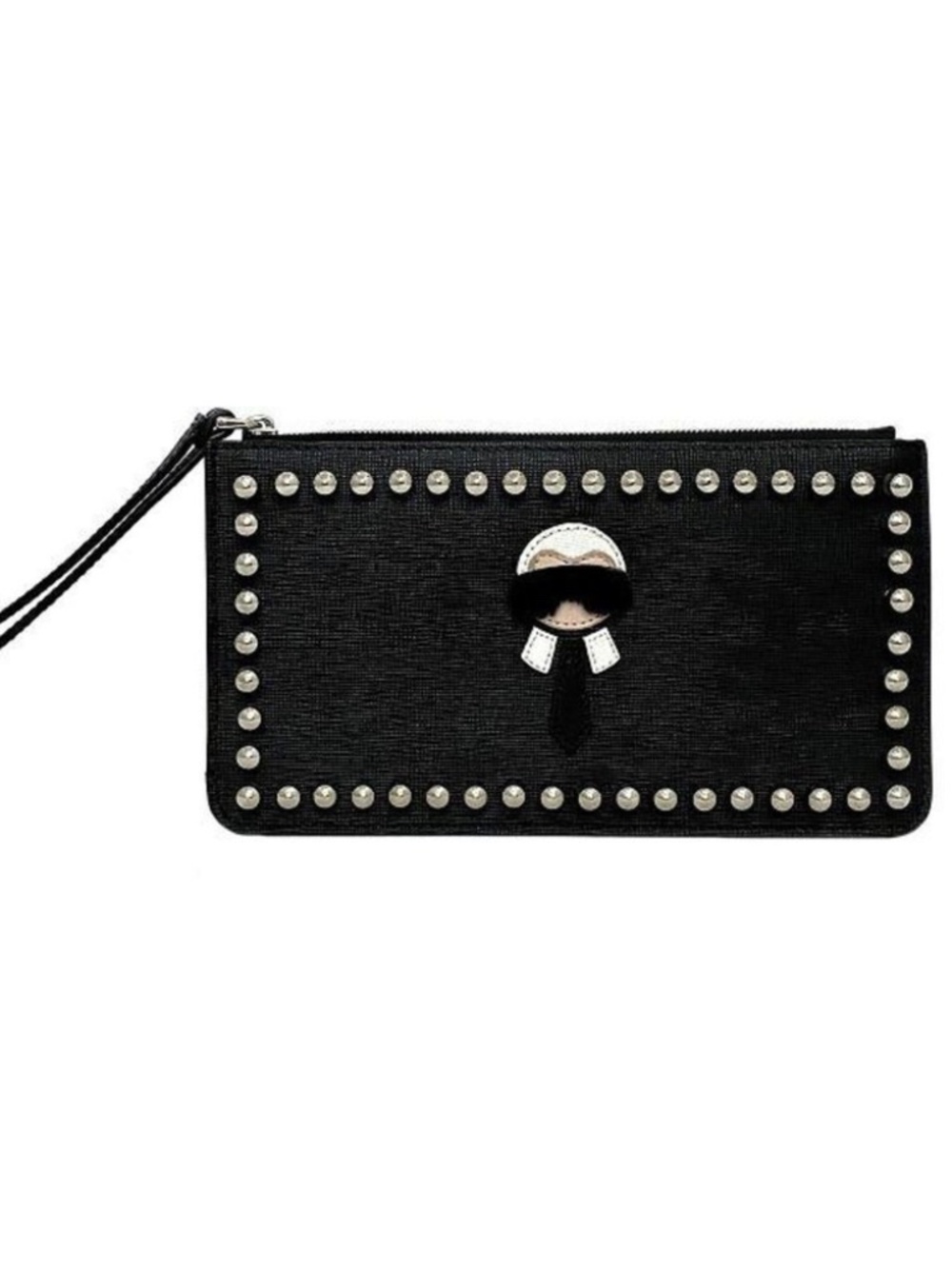 Fendi x Karl Lagerfeld Karlito Clutch Wristlet Pouch
